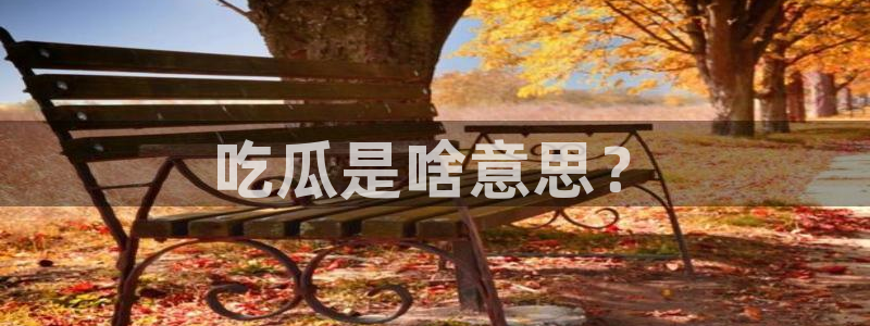 51吃瓜张津瑜：吃瓜是啥意思？